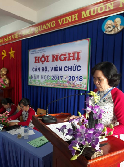 HỘI NGHỊ CÁN BỘ , VIÊN CHỨC NĂM HỌC 2017-2018