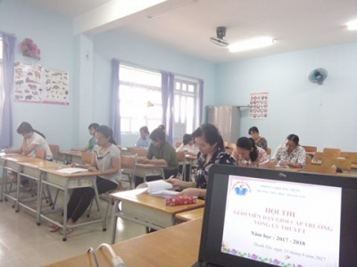 THI GIÁO VIÊN DẠY GIỎI VÒNG CƠ SỞ NĂM HỌC 2017-2018