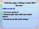 Bài 11. Đi bộ đúng quy định