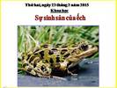 Bài 57. Sự sinh sản của ếch