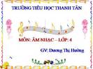 Tiết 19. HH: Chúc mừng. Một số hình thức trình bày bài hát