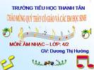 Tiết 29. OTBH: Thiếu nhi thế giới liên hoan. TĐN: TĐN số 8