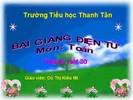 Toán lớp 3 tiết 30