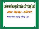 Tuần 33. Mặt trời xanh của tôi