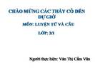 Tuần 8. Đổi giày