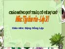 Tuần 8. Những chiếc chuông reo